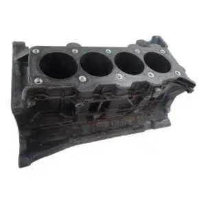 V6 engine block with four cylinders