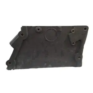 Industrial metal plate with bolt holes