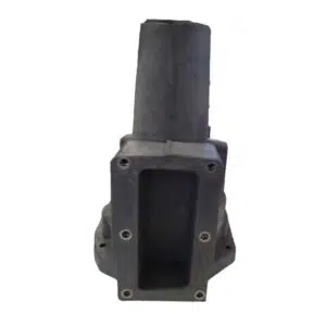 Industrial machine part with screw holes and duct